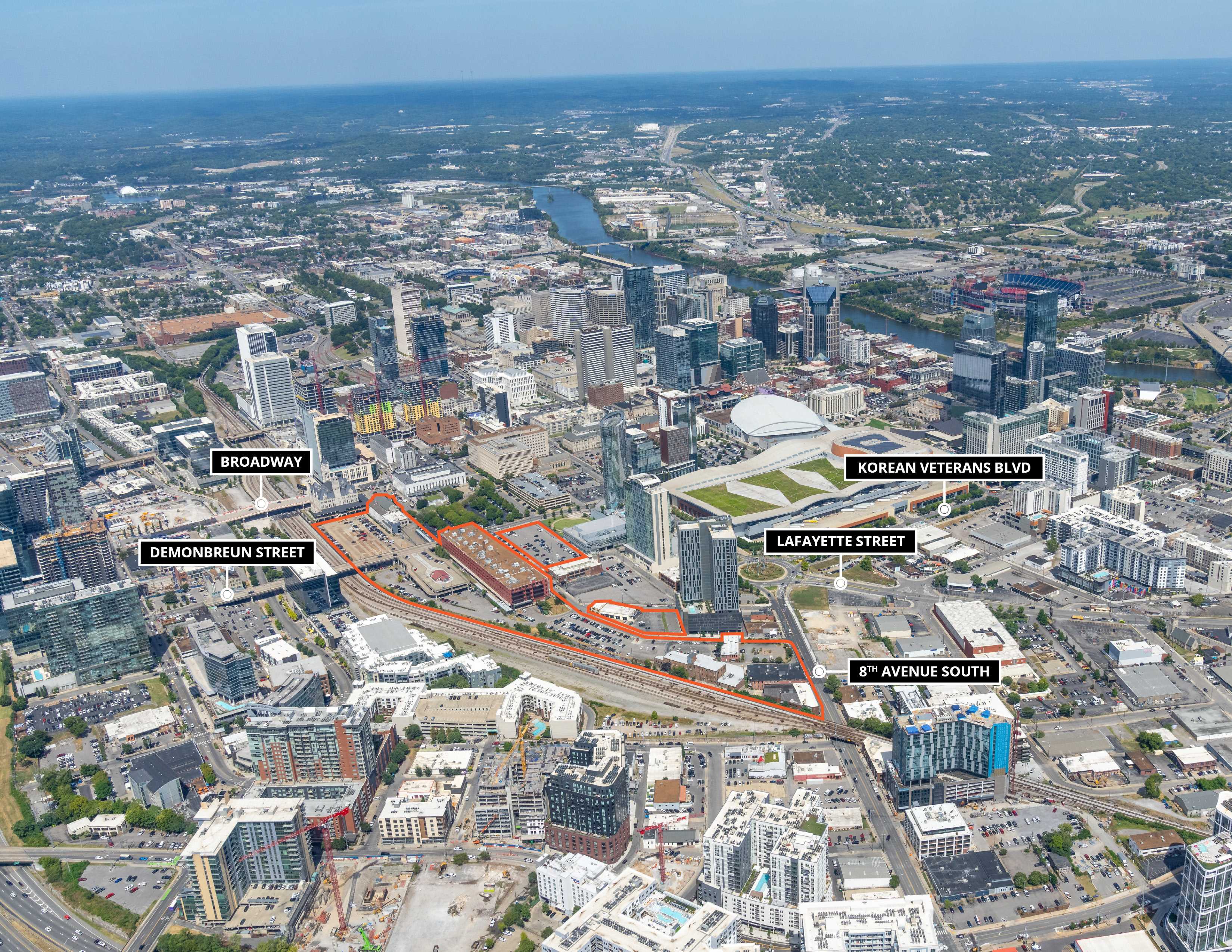 station district development opportunity in Nashville led by Avison Young capital markets services